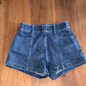 Apiece Apart Claro High-Waist Denim Shorts